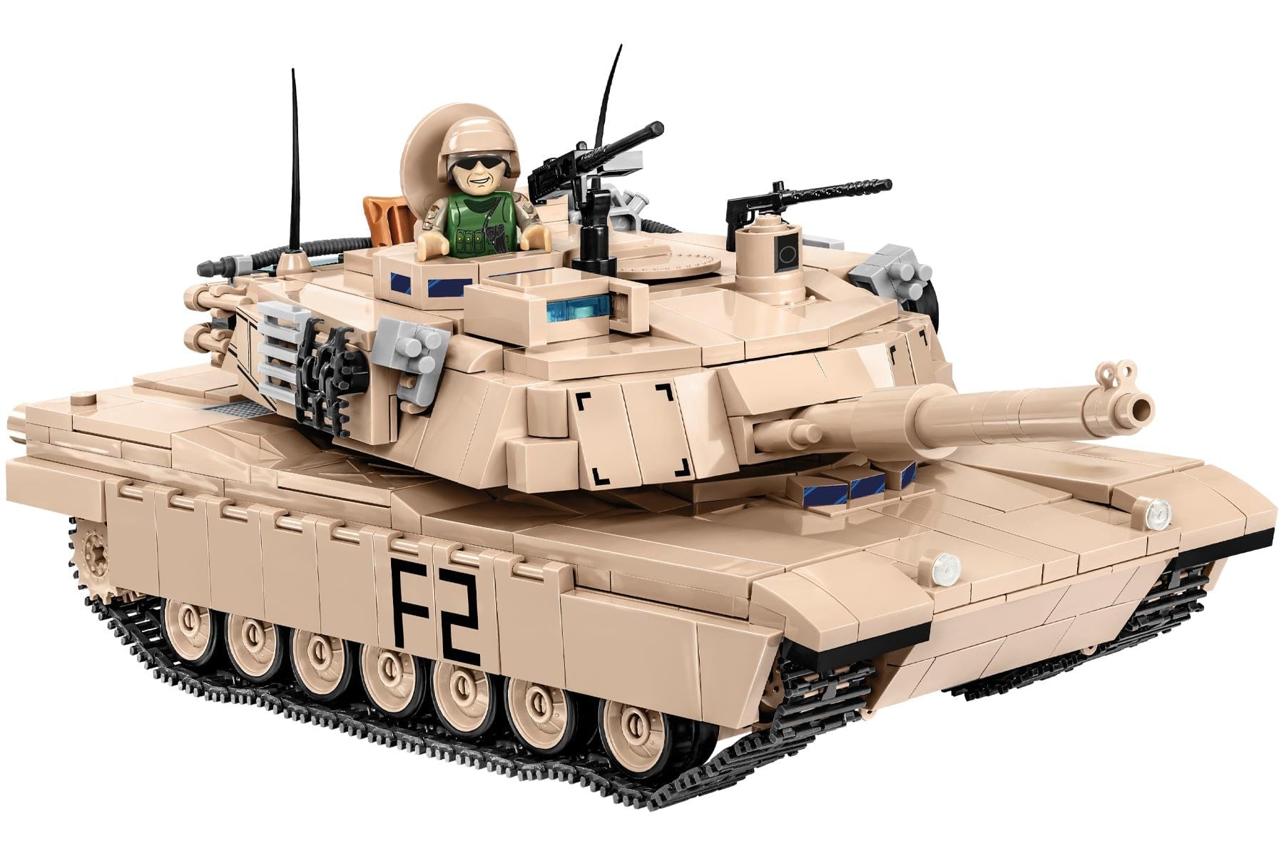 COBI M1A2 Abrams Tank 1:35 Scale Building Block Set [COBI-2622] Motion RC