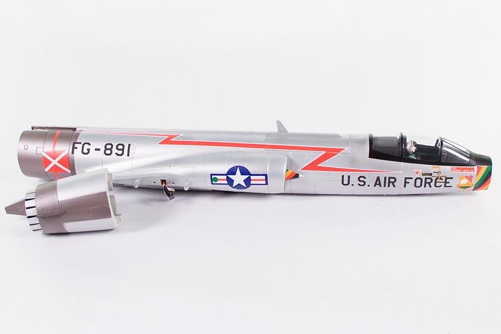 Freewing 70mm EDF F-104 Fuselage - Silver [FN201301] Motion RC