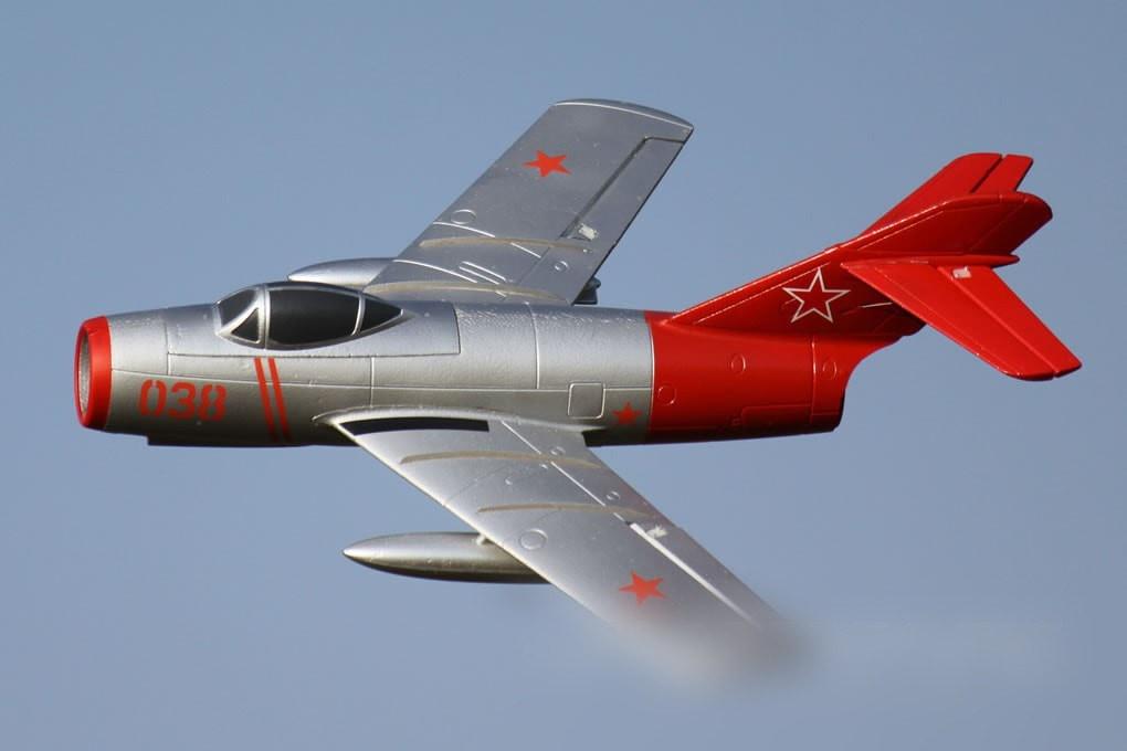 Freewing Mig-15 Silver 64mm EDF Jet - PNP [FJ10221P] Motion RC
