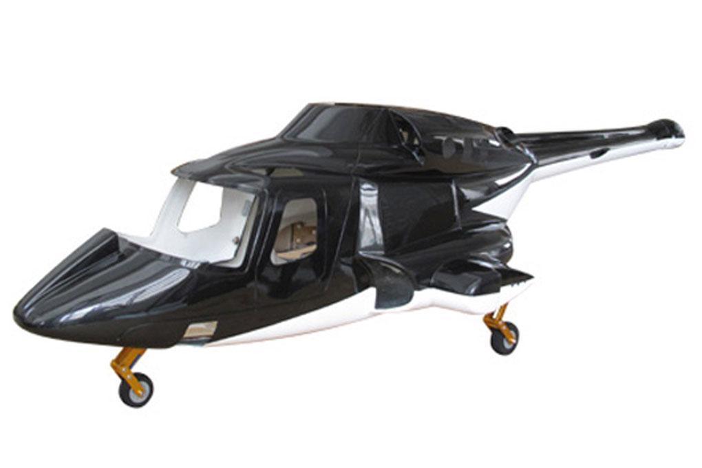 Roban B222 Airwolf 600 Size Helicopter Scale Conversion - KIT [RBN 