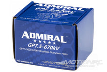 Load image into Gallery viewer, Admiral GP7.5 5020-670Kv Brushless Motor ADM6000-016
