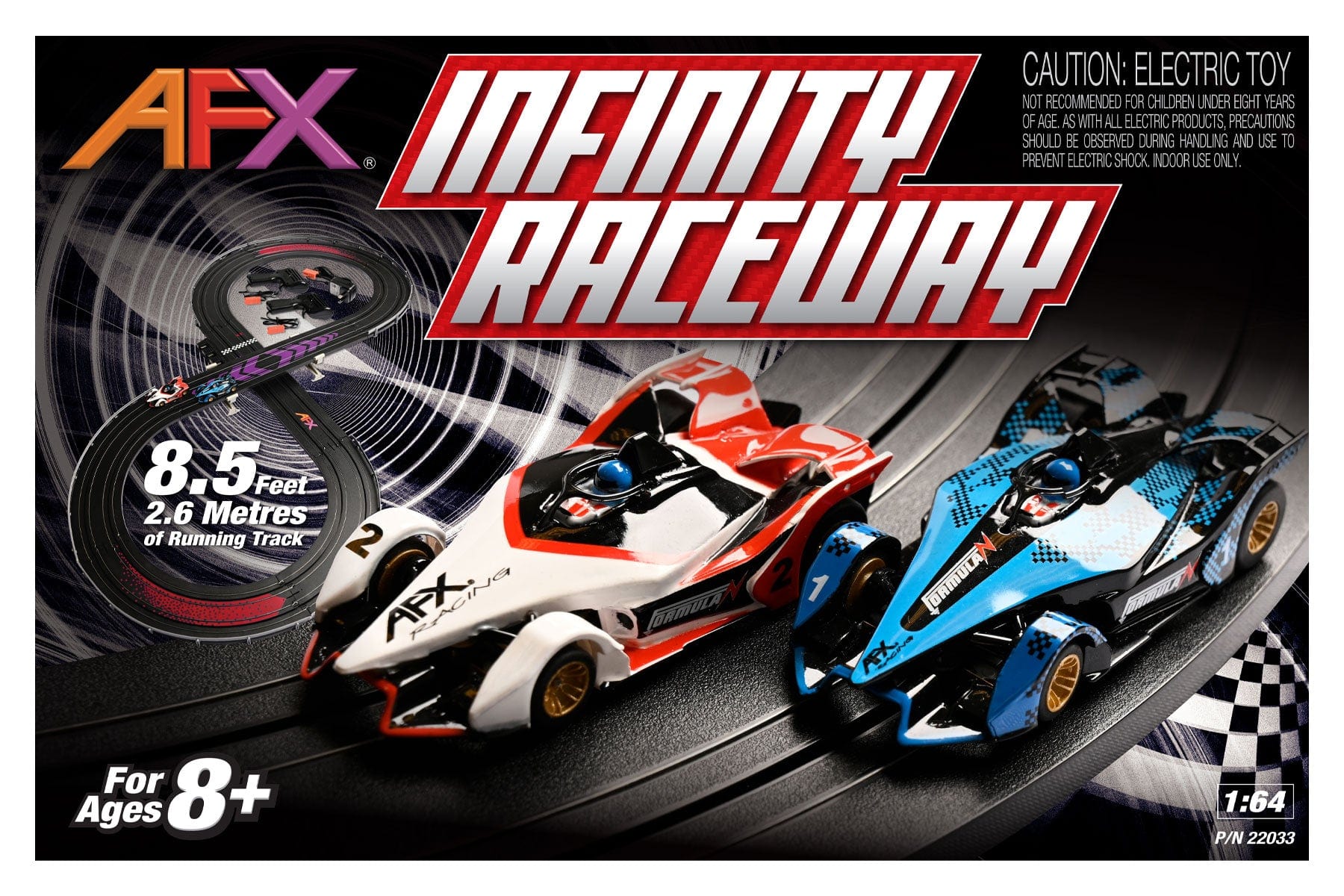 AFX Infinity Raceway HO Scale Slot Car Set AFX22033