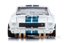 Load image into Gallery viewer, AFX Mega G+ HO Scale 1965 Shelby Mustang GT350 White/Blue Slot Car AFX22068
