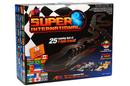 AFX Super International HO Scale Slot Car Set AFX21018