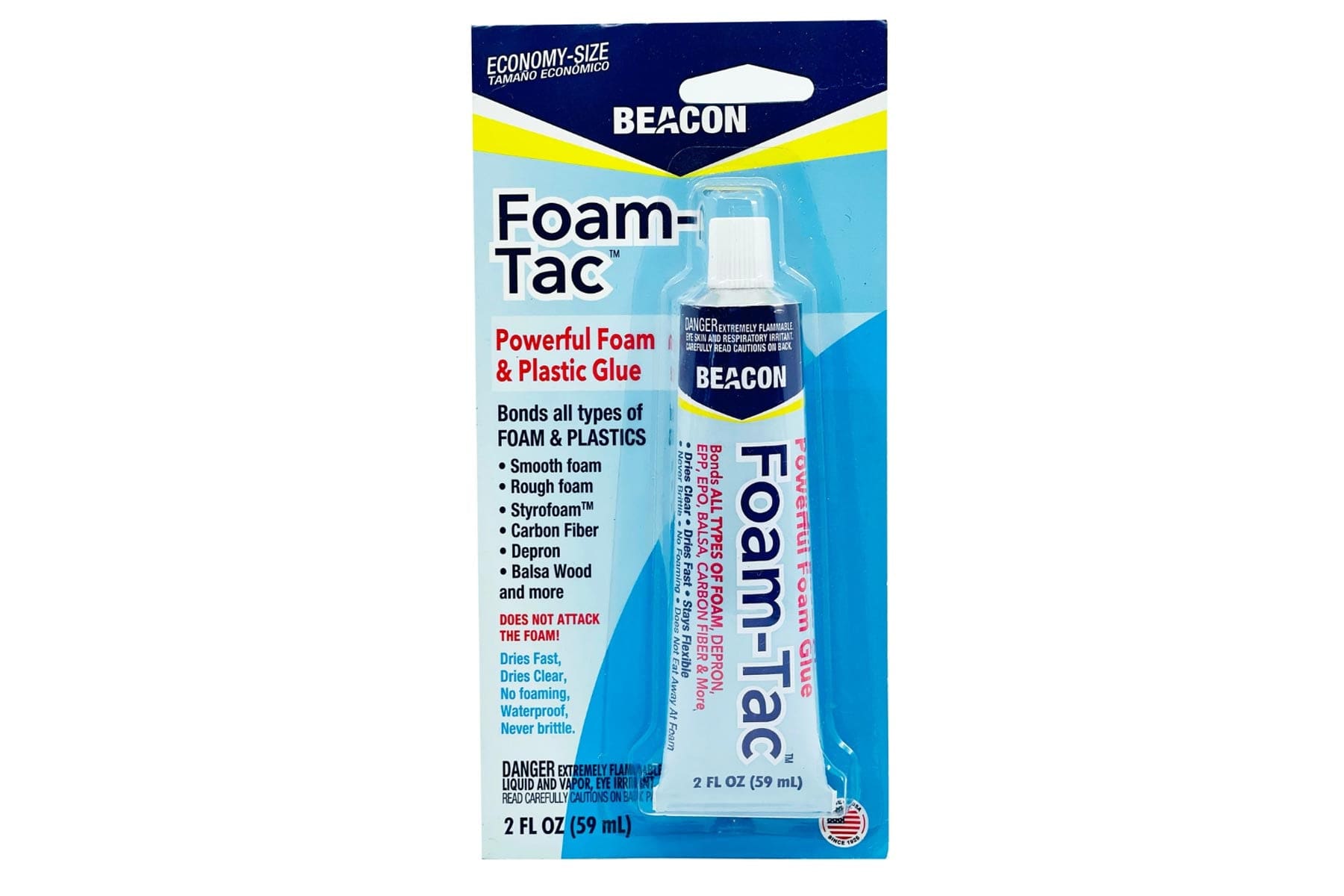 Beacon Foam-Tac Glue - 2oz (59.4mL) BC2FOAMTAC