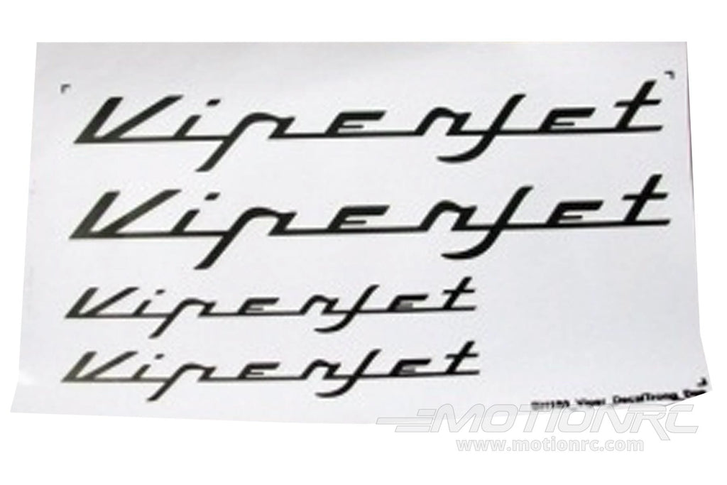 Black Horse 2000mm Viper Jet Turbine Decal Sheet BHM1008-122