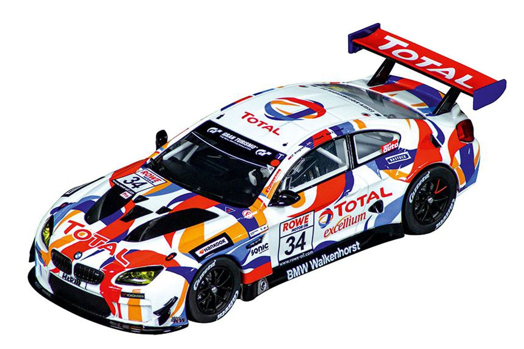 Carrera 1/32 Scale BMW M6 GT3 Walkenhorst Motor Sport No.34 Slot Car CRE20027698