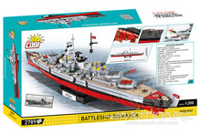 Load image into Gallery viewer, COBI German Battleship Bismarck 1:300 Scale Building Block Set COBI-4841
