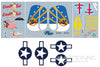 FlightLine 1600mm B-25J Mitchell Decal Set FLW3061107