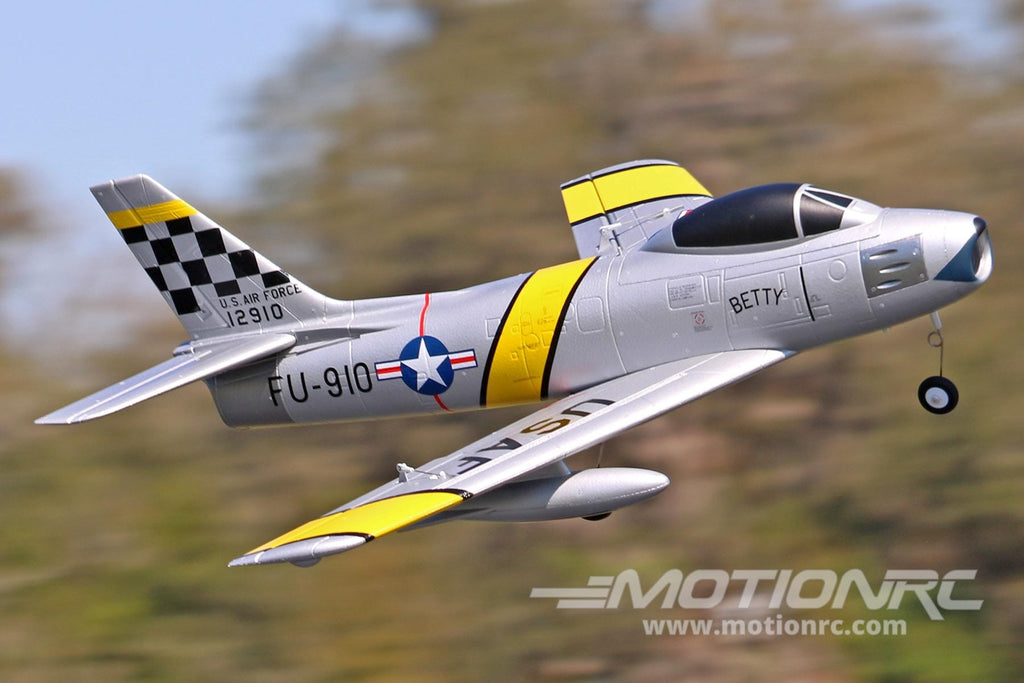 Freewing F-86 Sabre 64mm V2 EDF Jet with Landing Gear - PNP FJ11511P