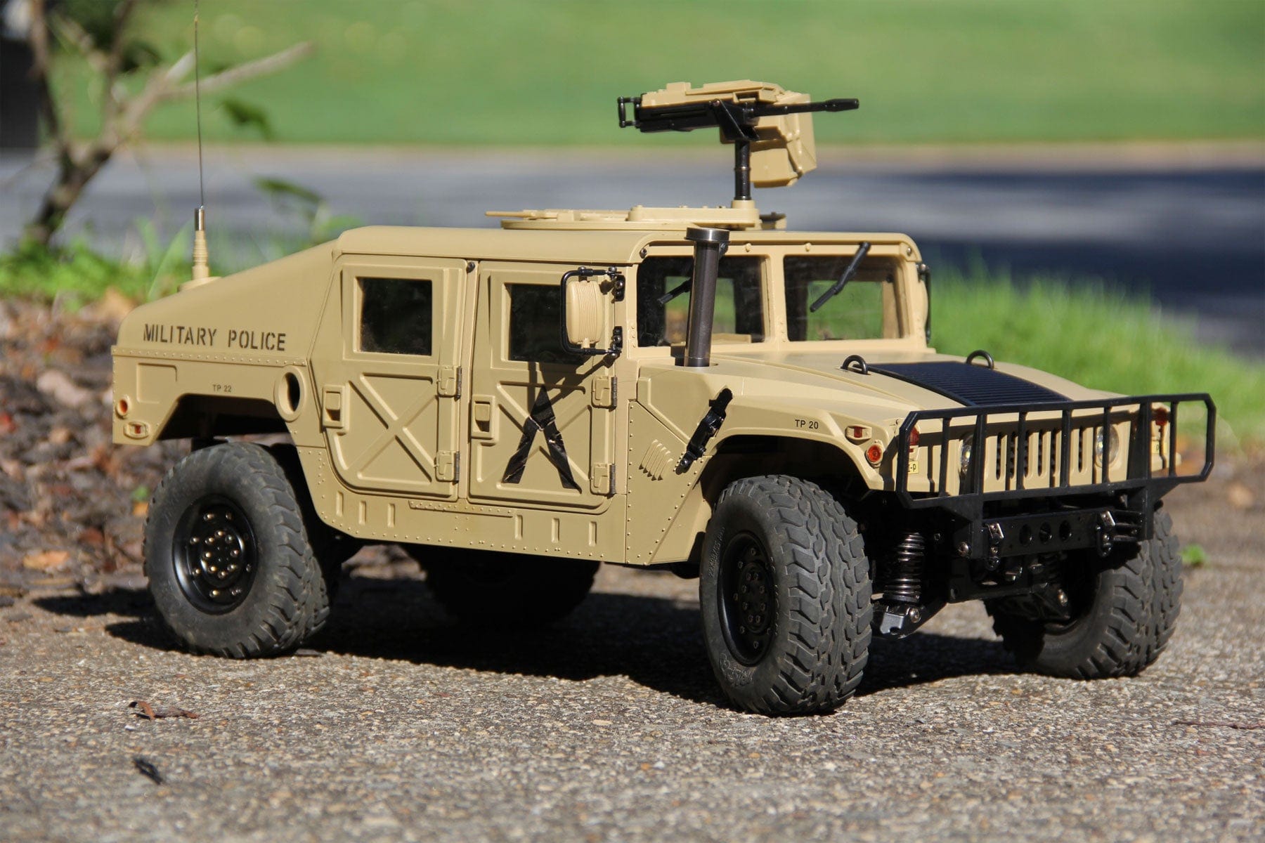 Heng Guan US Military HUMVEE Tan 1/10 Scale 4x4 Tactical Truck - RTR - (OPEN BOX) HGN-P408PROTAN(OB)