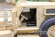 Load image into Gallery viewer, Heng Guan US Military MRAP Tan 1/12 Scale 6x6 Armored Tactical Vehicle - RTR HGN-P602
