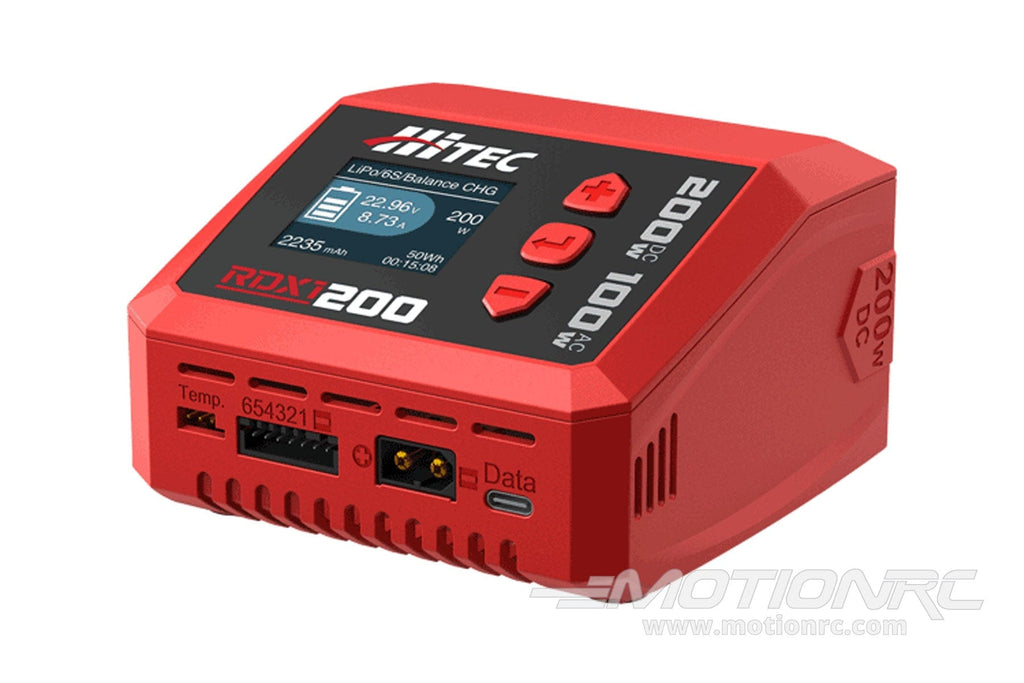 Hitec RDX1 200 AC/DC 100W Multi-Function Smart Charger HRC44346