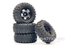 Hobby Plus 1/18 Scale 1.2" Mudder Tire/Wheel Set (4) HBP240396