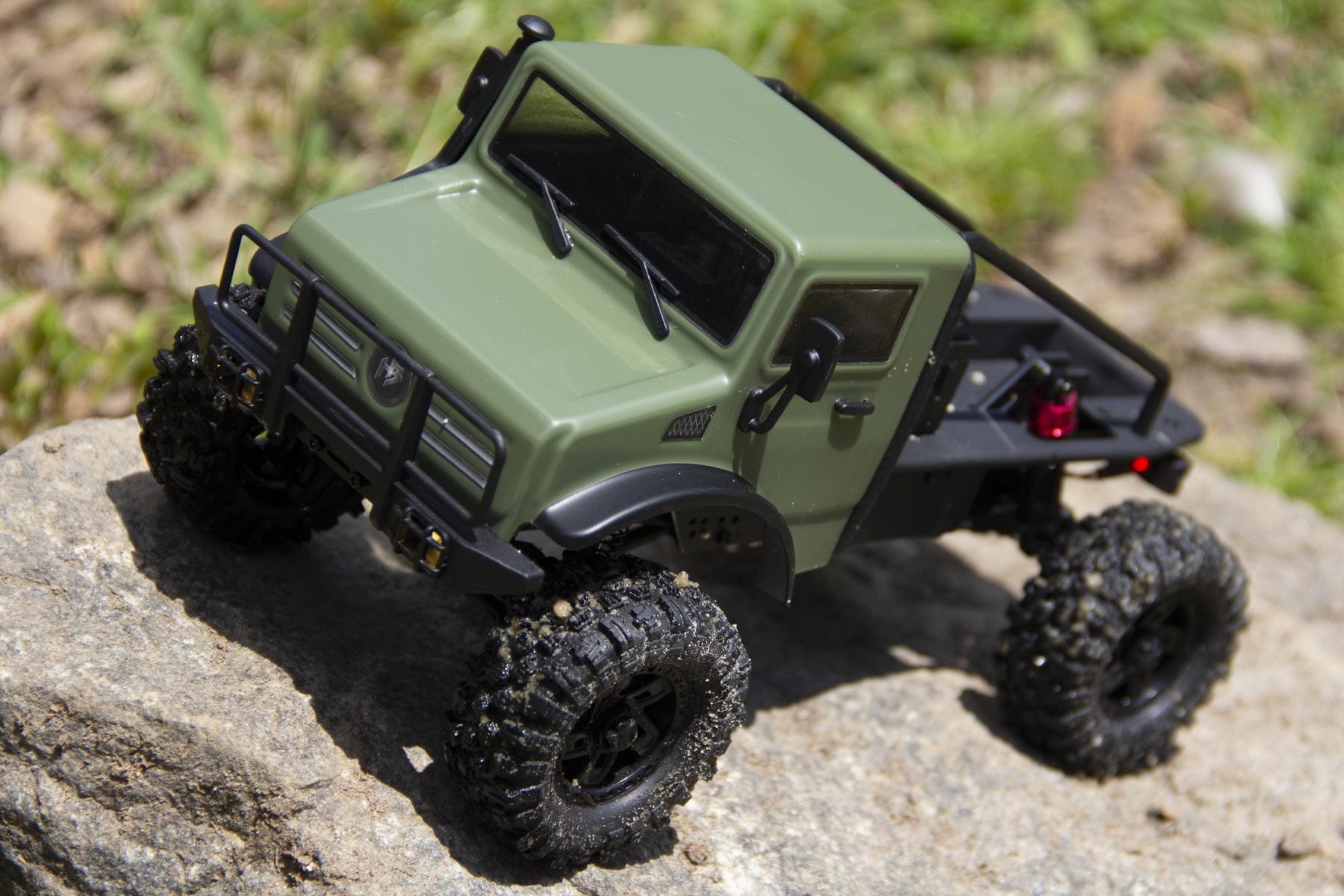 Hobby Plus-Furitek CR18P Matte Green 2024 T-Hunter 1/18 Scale 4WD Brushless Mini Crawler - RTR HBP1810418