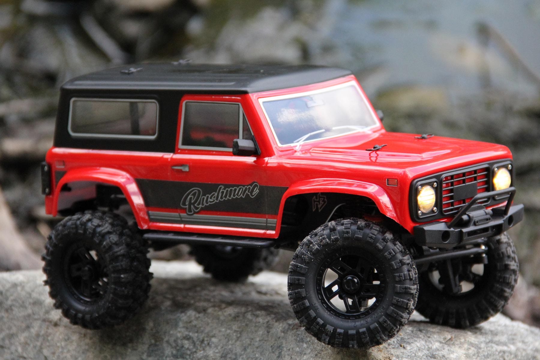 Hobby Plus-Furitek CR18P Red 2024 Rushmore 1/18 Scale 4WD Brushless Mini Crawler - RTR HBP1810417