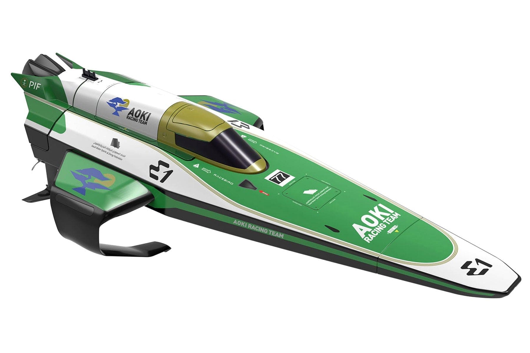 Joysway E1 RaceBird Team Aoki 1/14 Scale 545mm (21.5”) Hydrofoil - RTR JSW8608AOKI