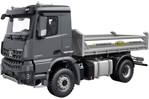 Kabolite K3362 1/14 Scale Grey 4x4 Hydraulic Dump Truck - RTR KBLK3362G