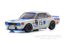 Load image into Gallery viewer, Kyosho Mini-Z Blue No. 15 Nissan 1972 Skyline 2000 GT-R KPGC10 1/27 Scale AWD - RTR KYO32643BL
