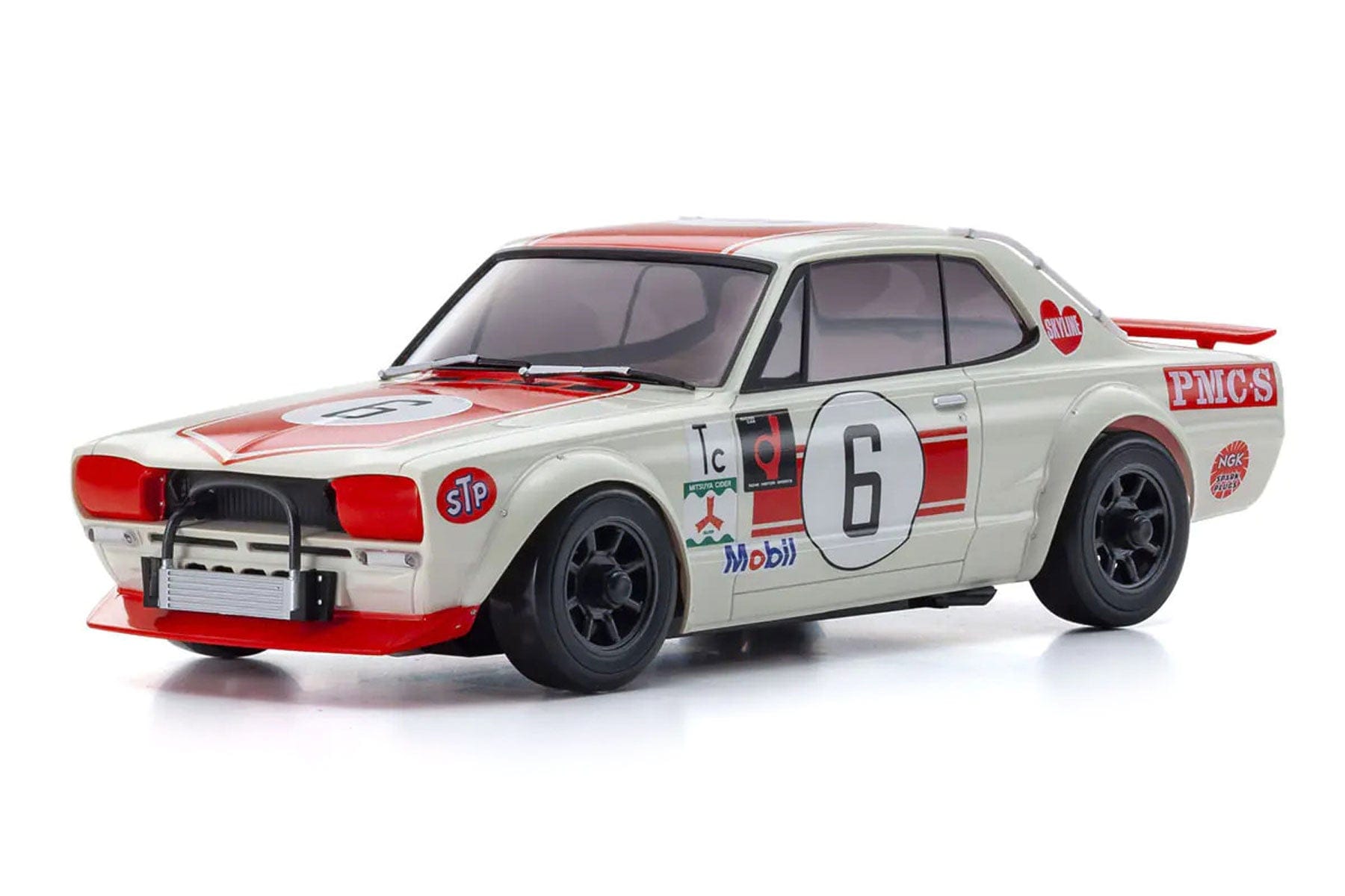 Kyosho Mini-Z Red No. 6 Nissan 1972 Skyline 2000 GT-R KPGC10 1/27 Scale AWD - RTR KYO32643R