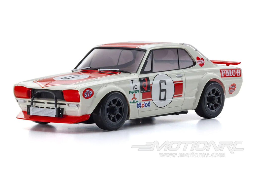 Kyosho Mini-Z Red No. 6 Nissan 1972 Skyline 2000 GT-R KPGC10 1/27 Scale AWD - RTR KYO32643R