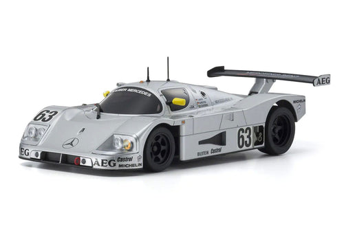 Kyosho Mini-Z Silver Sauber-Mercedes C9 #63 LeMans 1989 MR-03 1/27 Scale RWD - RTR KYO32353S