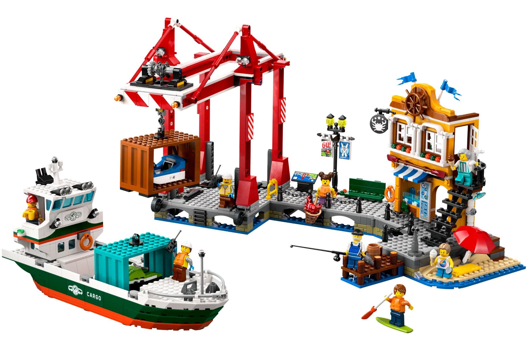 LEGO City Seaside Harbor with Cargo Ship 60422