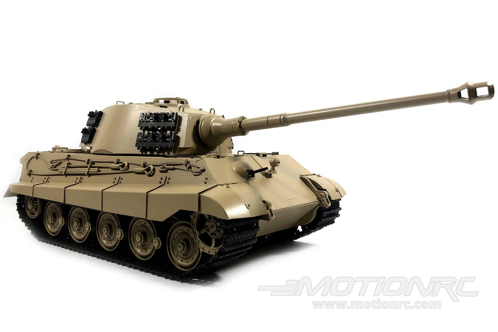 Mato German King Tiger Desert Yellow Metal 1/16 Scale Heavy Battle Tank - RTR MAT1228-002