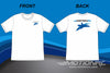 Motion RC F-22 Raptor Graphic T-Shirt - White