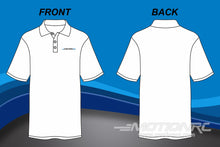 Load image into Gallery viewer, Motion RC Logo Embroidered Polo Shirt - White
