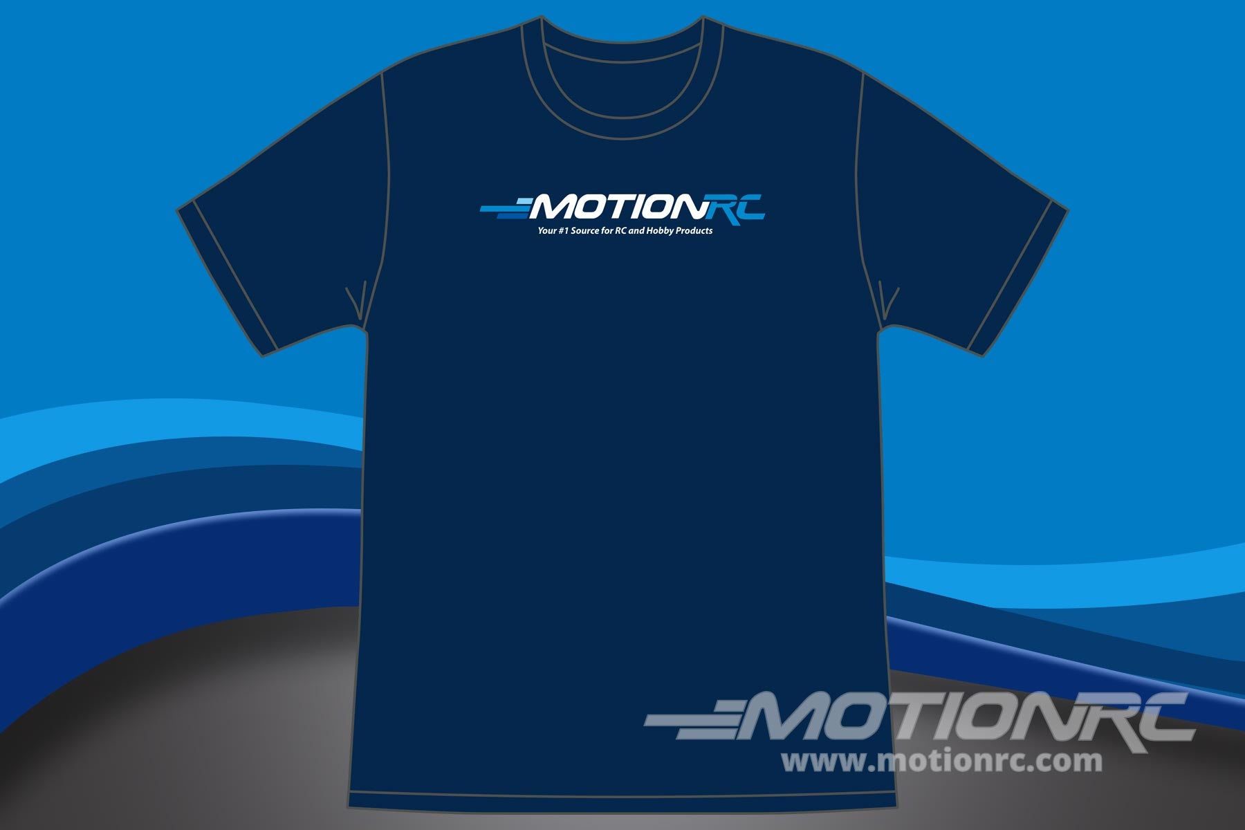 Motion RC Logo Graphic T-Shirt - Navy MRC7015-003-M