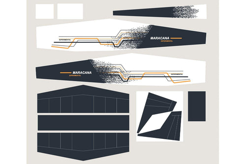 Nexa 1530mm Maracana Covering Set (Fuselage and Tail) NXA1071-105