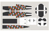 Nexa 1730mm Fokker DVII Black-White Covering Set (Fuselage and Tail) NXA1070-206