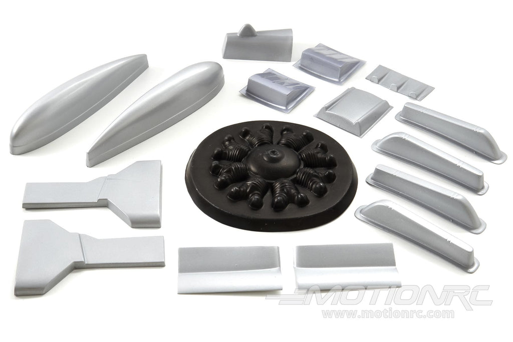 Nexa 1770mm T-28 Trojan Silver Plastic Parts Set NXA1056-206