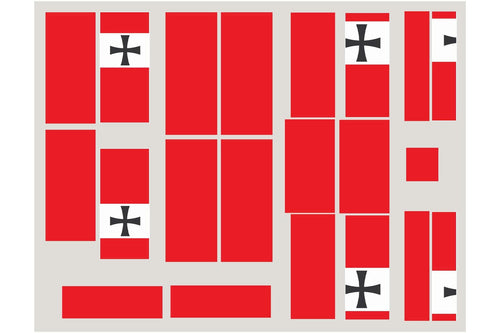 Nexa 1850mm Fokker Dr1 Red Baron Covering Set - Wing Set NXA1073-107