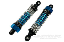 Load image into Gallery viewer, Primus 1/16 Scale DT16 Assembled Blue Metal Shocks with Springs (pr.) PRM7010-085
