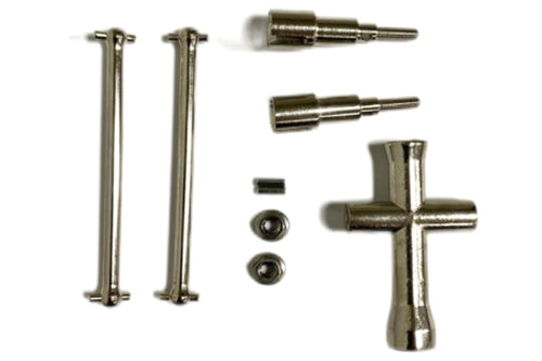 Primus 1/16 Scale DT16 Metal Rear Driveshafts with Axles (pr.) PRM7012-140