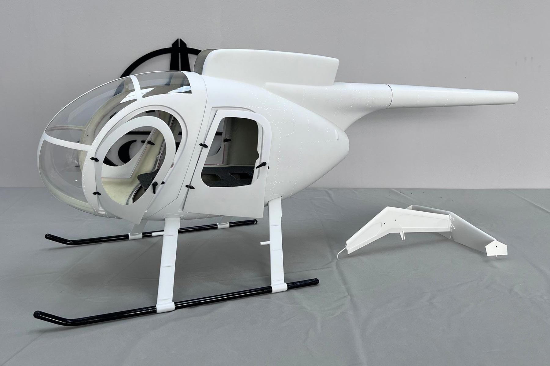 Roban MD-500D White 600 Size Helicopter Scale Conversion - KIT RBN-KF500DW6