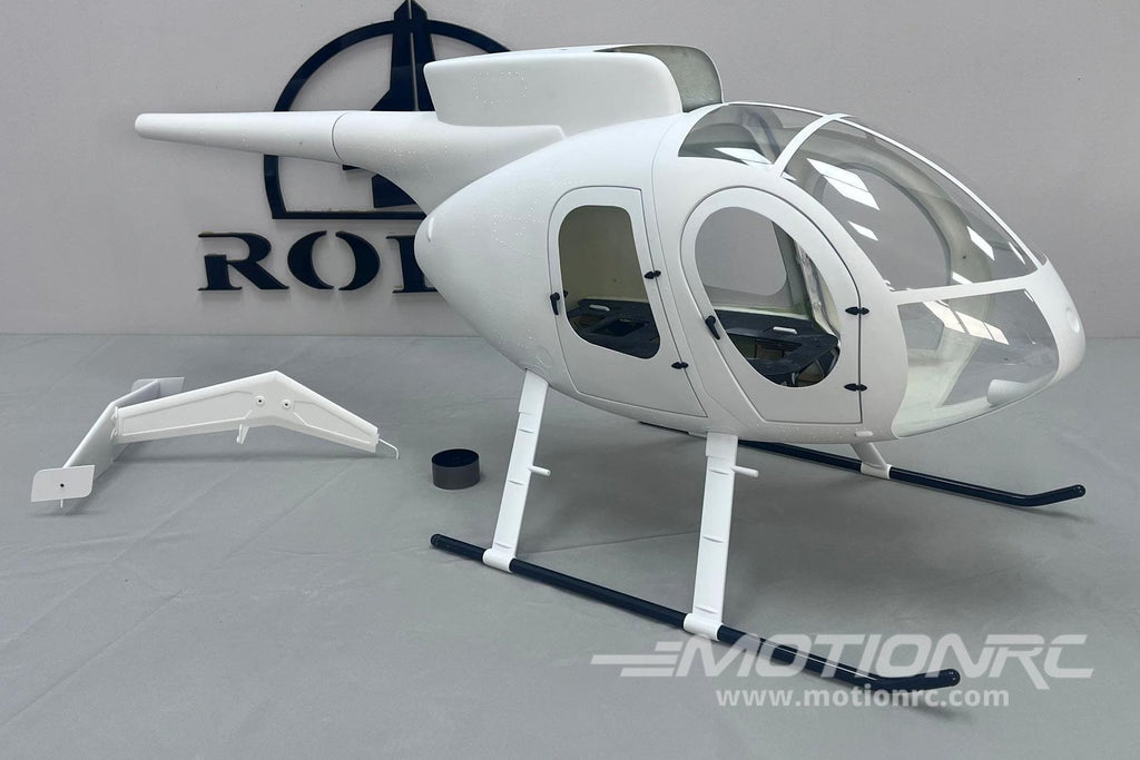 Roban MD-500E White 600 Size Helicopter Scale Conversion - KIT RBN-KF500EW6