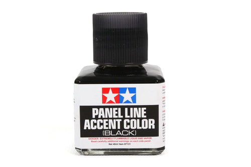 Tamiya Panel Line Accent Color (Black) 40ml Bottle TAM87131