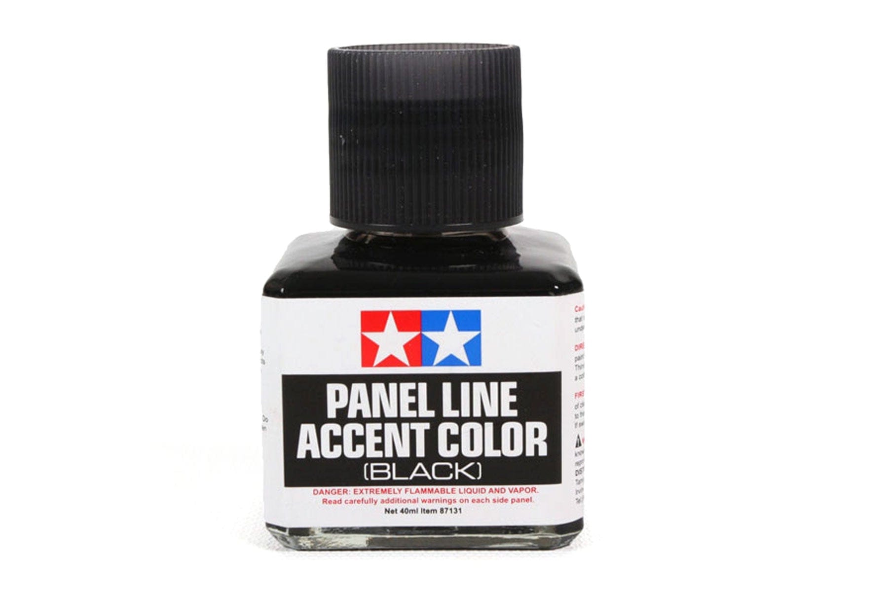 Tamiya Panel Line Accent Color (Black) 40ml Bottle TAM87131