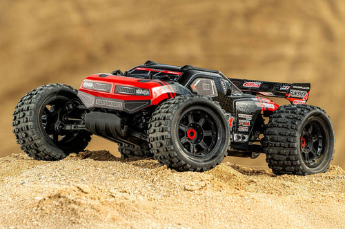 Team Corally Punisher4 4S Red 1/8 Scale 4WD Monster Truck - RTR COR00202-R