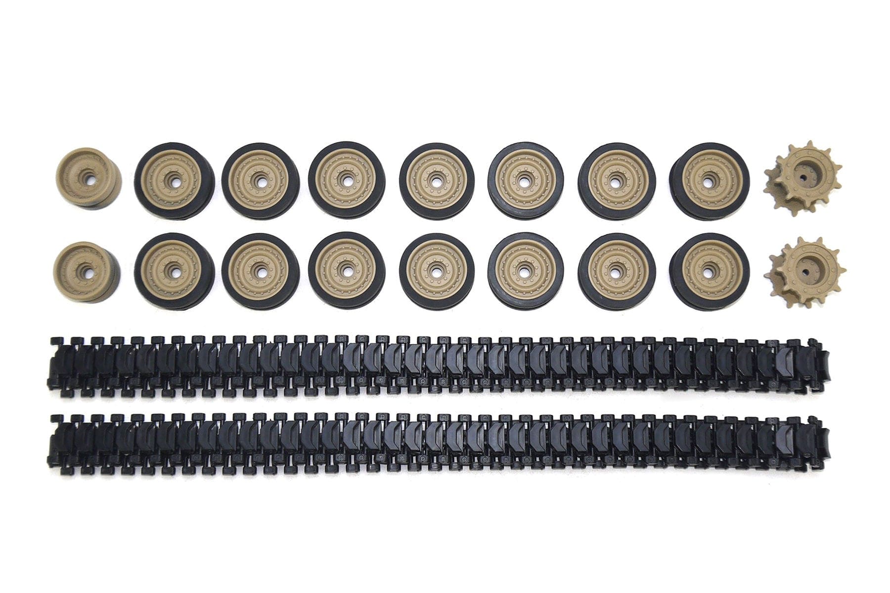 Tongde 1/16 Scale US M109A2 Howitzer Plastic Tracks, Sprockets, Drive Wheels, and Road Wheels Set TDE1006-106