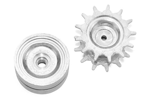 Tongde 1/16 Scale US M24 Chaffee Battle Tank Metal Sprocket and Drive Wheel Set TDE1007-101