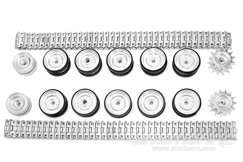 Tongde 1/16 Scale US M24 Chaffee Battle Tank Metal Track and Wheels Set TDE1007-104