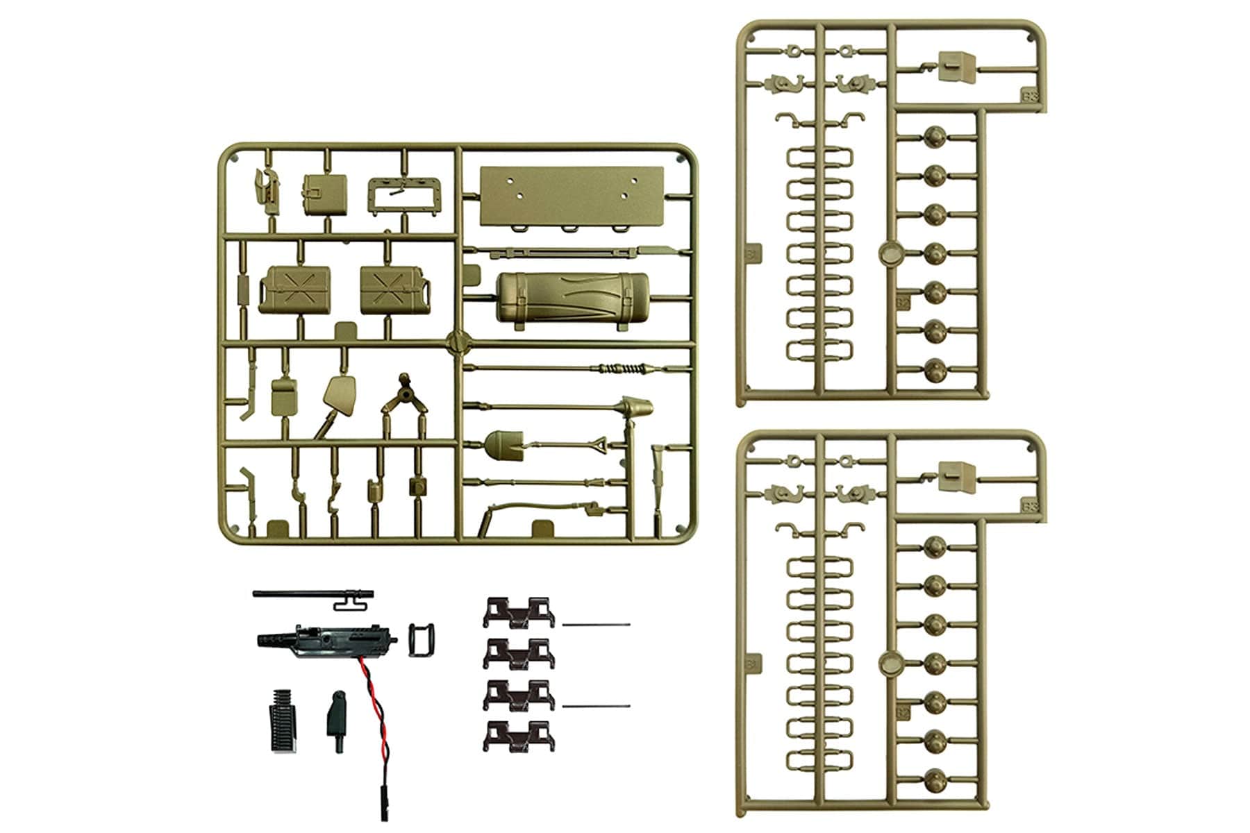 Tongde 1/16 Scale US M24 Chaffee Plastic Parts Set TDE1007-105