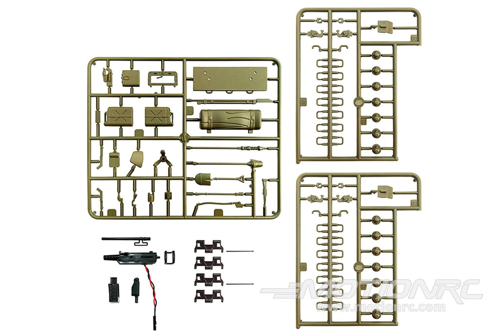 Tongde 1/16 Scale US M24 Chaffee Plastic Parts Set TDE1007-105