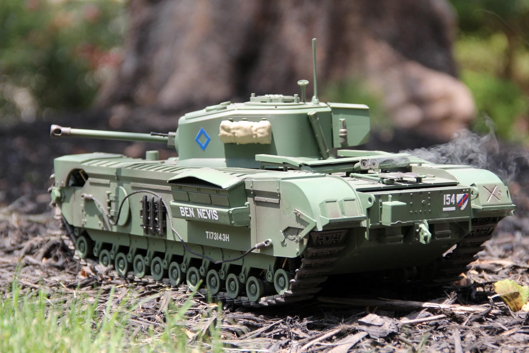 Tongde UK Churchill Mk. VII Upgrade Edition 1/16 Scale Battle Tank - RTR TDE1005-001