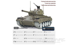 Load image into Gallery viewer, Tongde US M24 Chaffee Professional Edition 1/16 Scale Light Tank - RTR TDE1007-002
