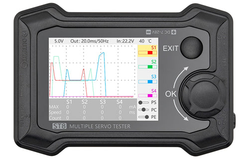 ToolkitRC ST8 Advanced Multiple Servo Tester and Analyzer TK30500